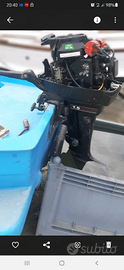Barca lancetta con motore 7.5 mercuri