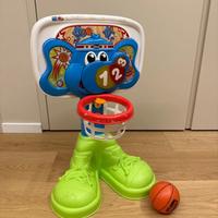Canestro basket Chicco con palla e sound