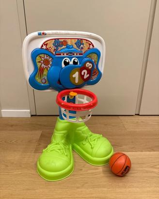 Canestro basket Chicco con palla e sound