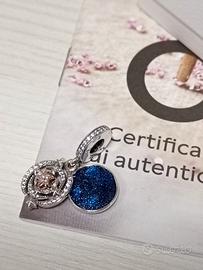 Pandora charm pendente con certificato 