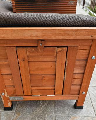 Casetta per conigli in Legno