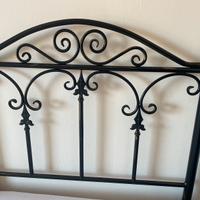 Testiera letto in ferro batutto letto singolo