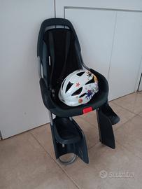 seggiolino qibbel + casco ABUS
