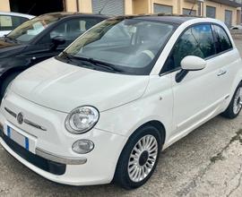 Fiat 500 1.2 Lounge 69cv 2010 TETTO PANORAMICO