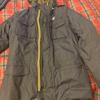 giacca piumino blu kway
