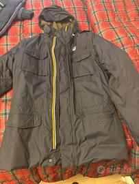 giacca piumino blu kway