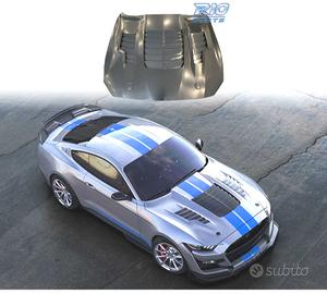 COFANO FORD MUSTANG 18-23 LOOK GT500 KR ALLUMINIO