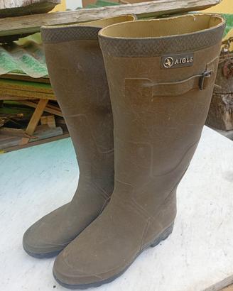 Stivali 43 gomma pioggia outdoor Aigle qualità