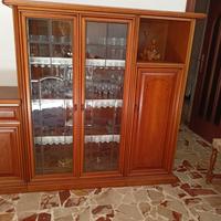 Soggiorno completo legno massello mogano di faggio