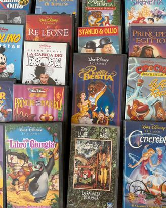 Videocassette di cartoni animati Disney