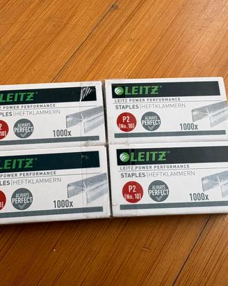 Punti Leitz P2. (No. 10) per cucitrice