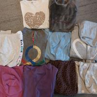 lotto 10 felpe bambina 