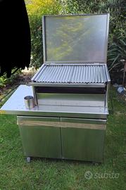 Barbecue a carbone e legna