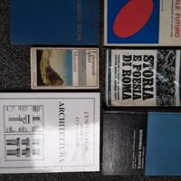 vari libri superiori e università 