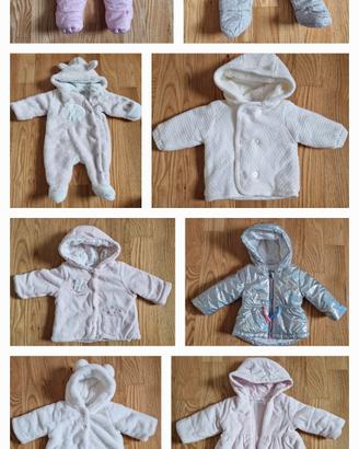 giacca/tuta 3 mesi cm56 bambina neonata 