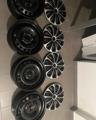 Cerchi Acciaio R15 Volkwagen  Copricerchi Walser