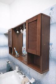 Set di mobiletti da bagno in legno