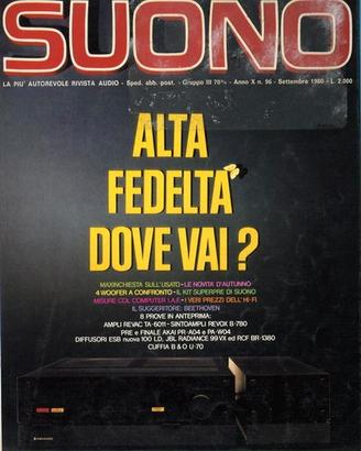 Rivista SUONO n° 96 del 1980
