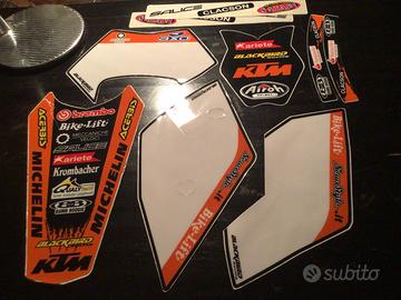 KTM Grafiche-Adesivi-Vintage-Motocross-Enduro