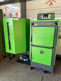 CALDAIA COMBI LEGNA-CIPPATINO-GUSCI mod.ALP RW50kw