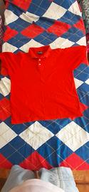 Maglietta polo ISLAND PORT rossa TG. L