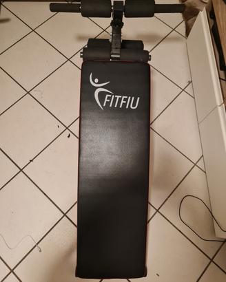 panca per addominali reclinata