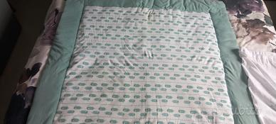 Tappeto imbottito/coperta gioco bambini 120x120 cm