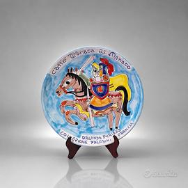 Piatto Ceramica d'Arte "Caffè Monaca di Monaco"