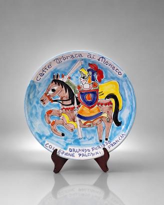 Piatto Ceramica d'Arte "Caffè Monaca di Monaco"