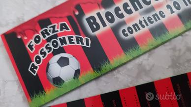 libretto 40 inviti compleanno colori milan