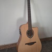 Chitarra acustica Lag Hyvibe THV10-dce