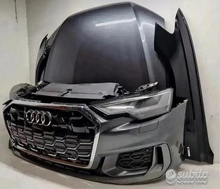 Audi A6 C8 restyling muso paraurti fari radiatori