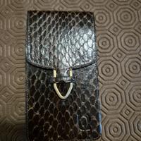 Portasigarette in vera pelle di pitone