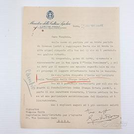 Documento originale del 1° agosto 1941 (Anno XIX)
