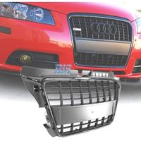 GRIGLIA AUDI A3 8P 08-12 LOOK S LINE NERO LUCIDO