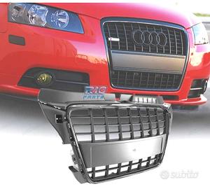 GRIGLIA AUDI A3 8P 08-12 LOOK S LINE NERO LUCIDO