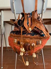 Borsa di paglia africana