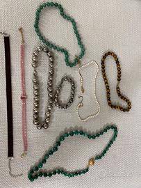 Lotto collane bigiotteria vintage