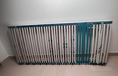 2 reti a doghe + 2 materassi