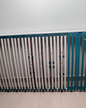 2 reti a doghe + 2 materassi