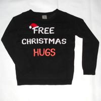 Maglioncino natalizio BLUE MOTION con scritta TG M