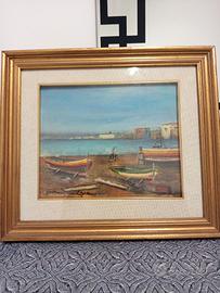 quadri , casa di campagna, barche, strada di camp.