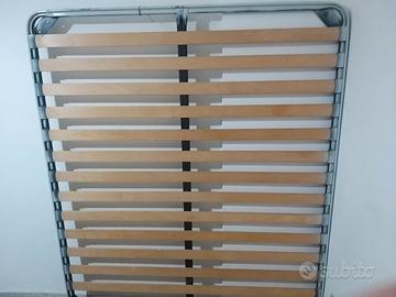 solo RETE MATRIMONIALE CON DOGHE IN LEGNO