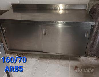 banco acciaio inox armadiato 