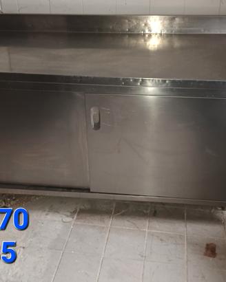 banco acciaio inox armadiato 