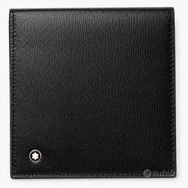 Portafoglio Montblanc 4810 Westside Pelle Nera Nuo
