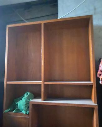 Libreria 1920 stile liberty scaffale