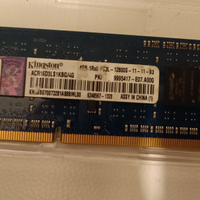 RAM Kingston 4GB - PC3L-12800 DDR3-1600MHz