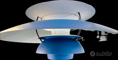 Louis Poulsen PH 5 Vintage lamp in blu