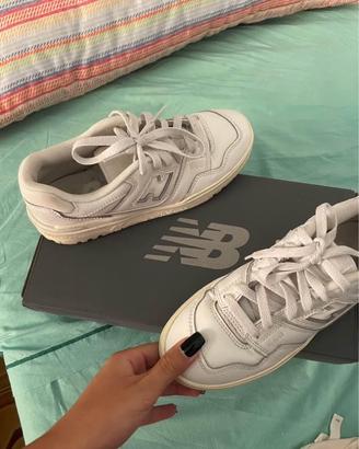 New balance 550 bianche